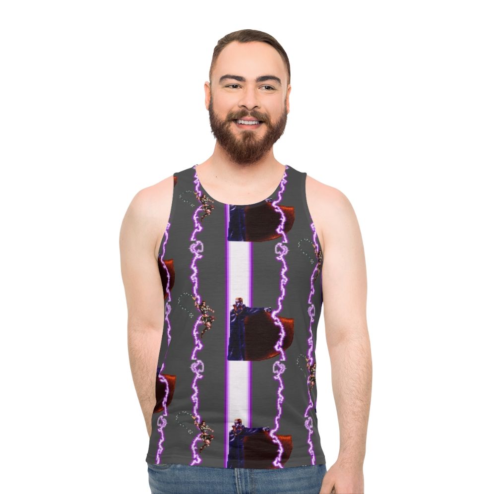 Super Castlevania IV Simon vs Dracula Unisex Tank Top - men