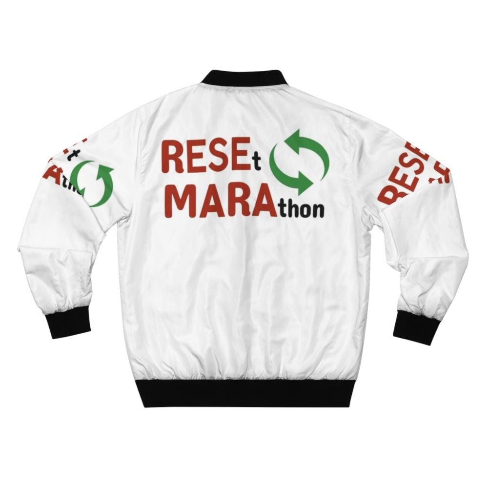 Reset Marathon Bomber Jacket - Stylish and Versatile Outerwear - Back