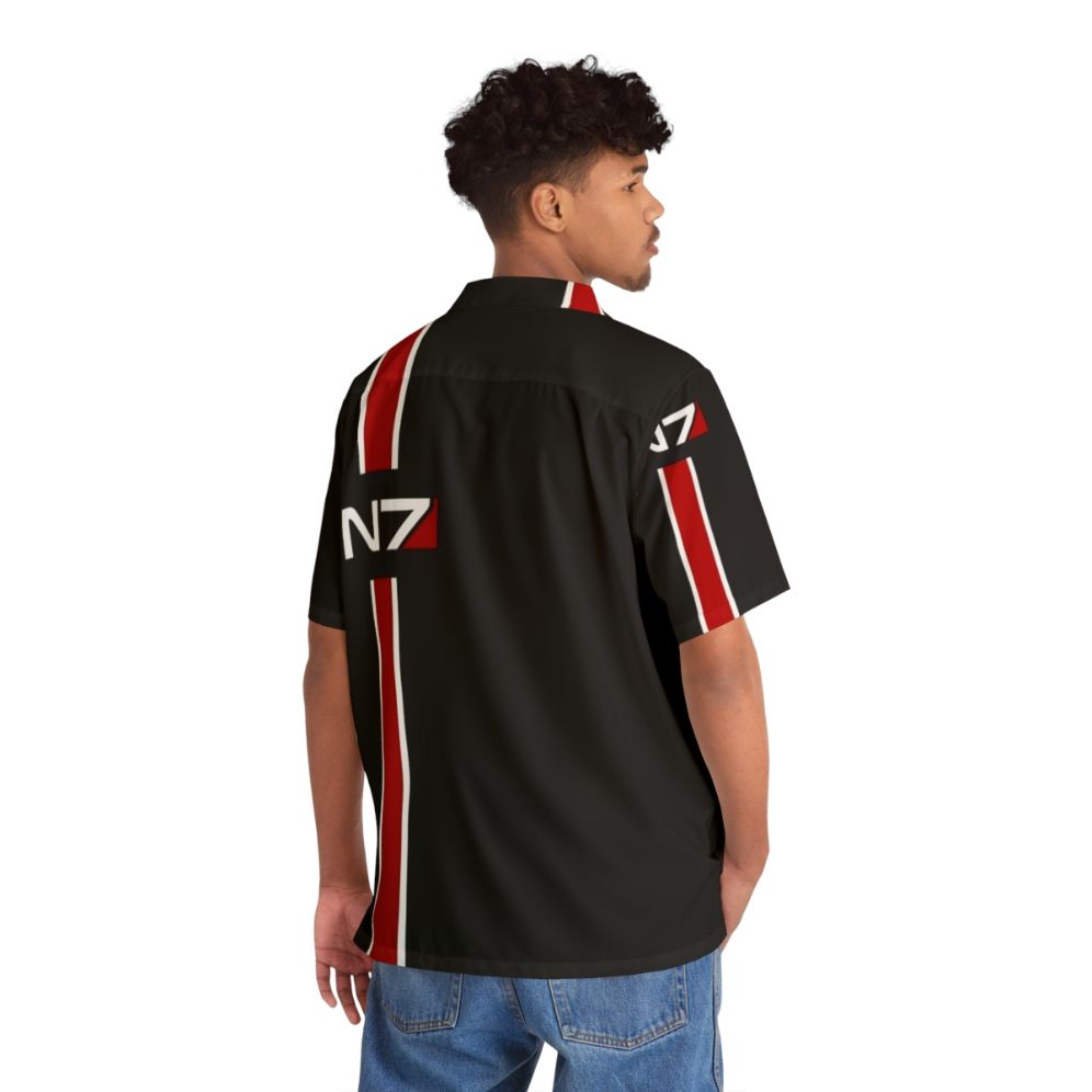 N7 Commander Shepard Mass Effect Hawaiian Shirt - People Back