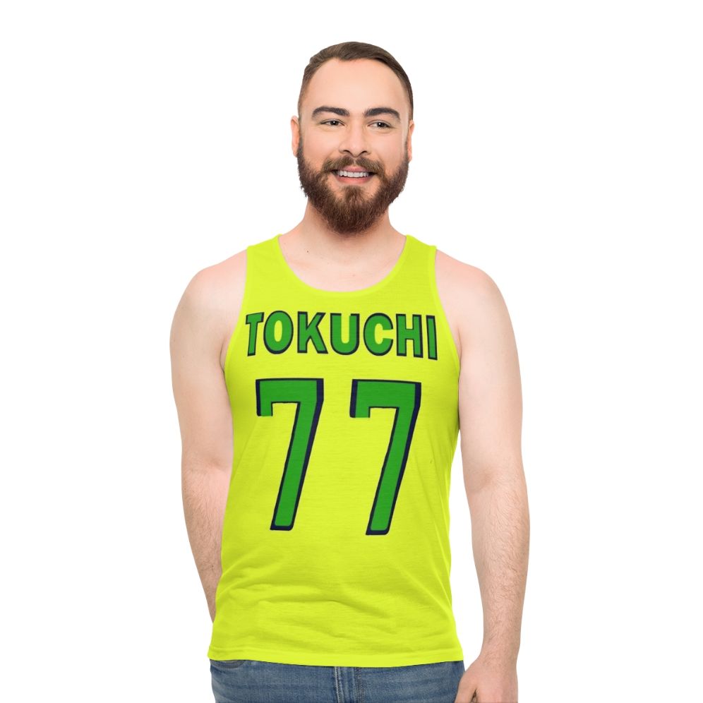 Tokuchi Toua One Outs Unisex Baseball Anime Tank Top - men