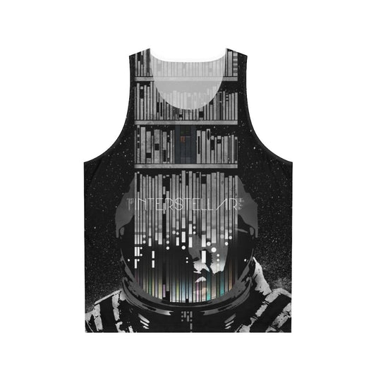 Interstellar movie galaxy print unisex tank top