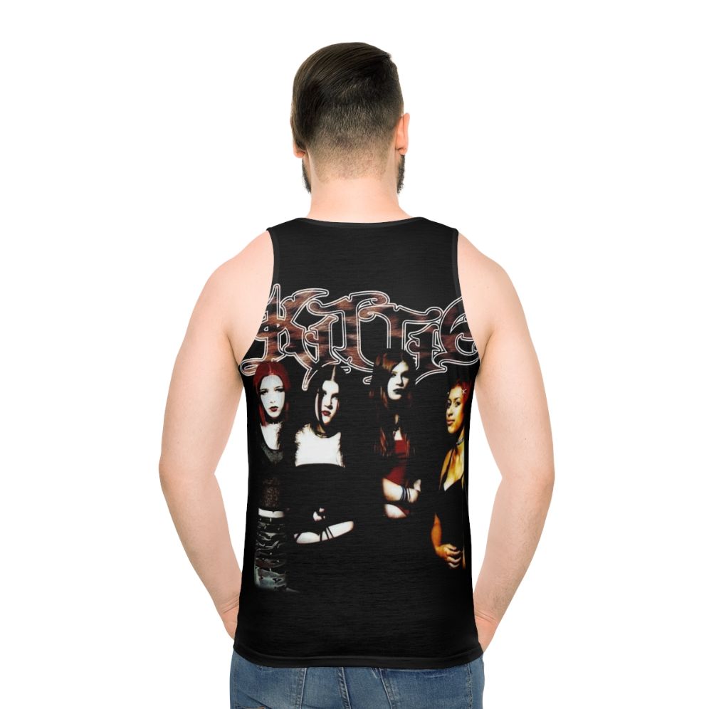 Unisex Nu Metal Kitty Spit Tank Top - men back