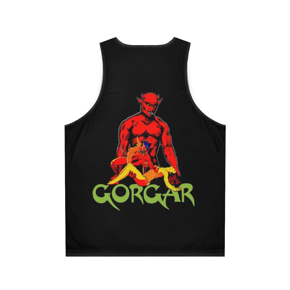 Gorgar Pinball Retro Unisex Tank Top - Back