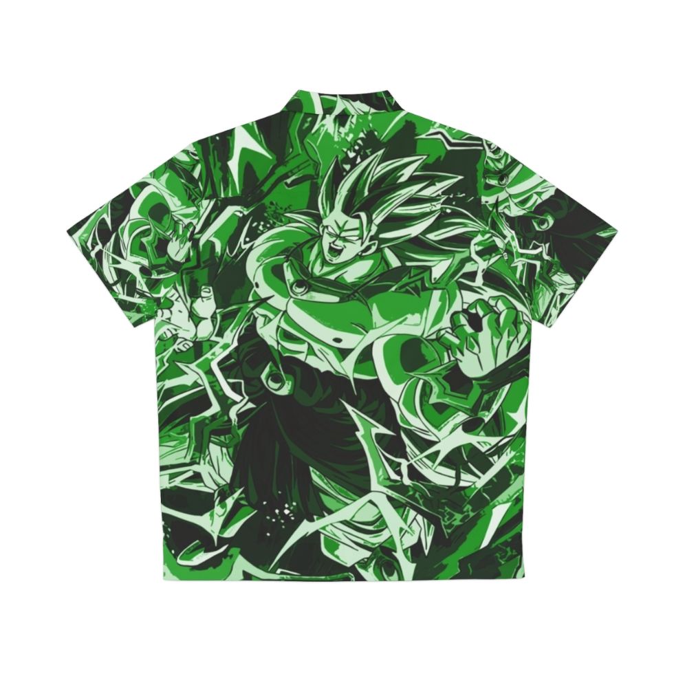 Broly Hawaiian Shirt with DBZ, Anime, Gaming and Manga Inspired Designs - Back