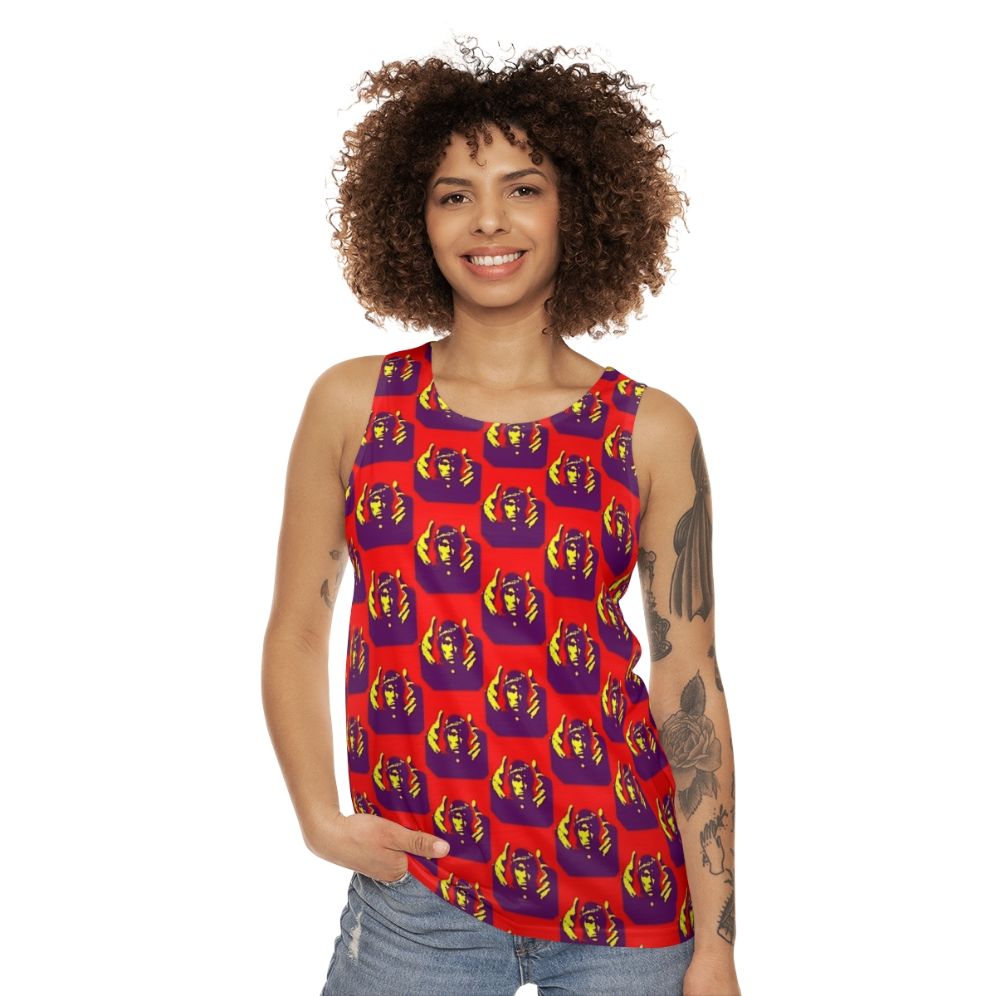 King Monkey unisex music fan tank top - women