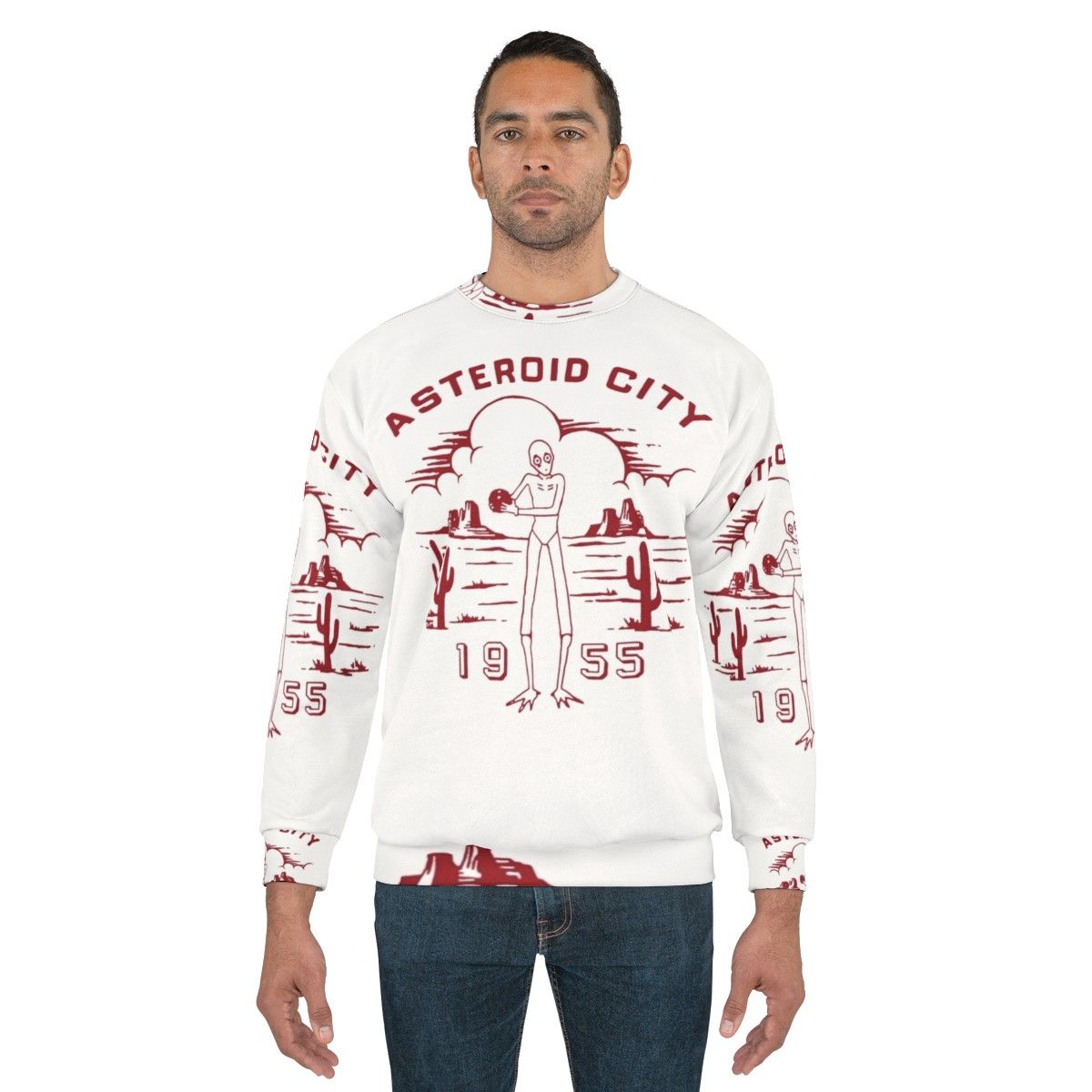 Asteroid City 1955 Retro Sweatshirt - men