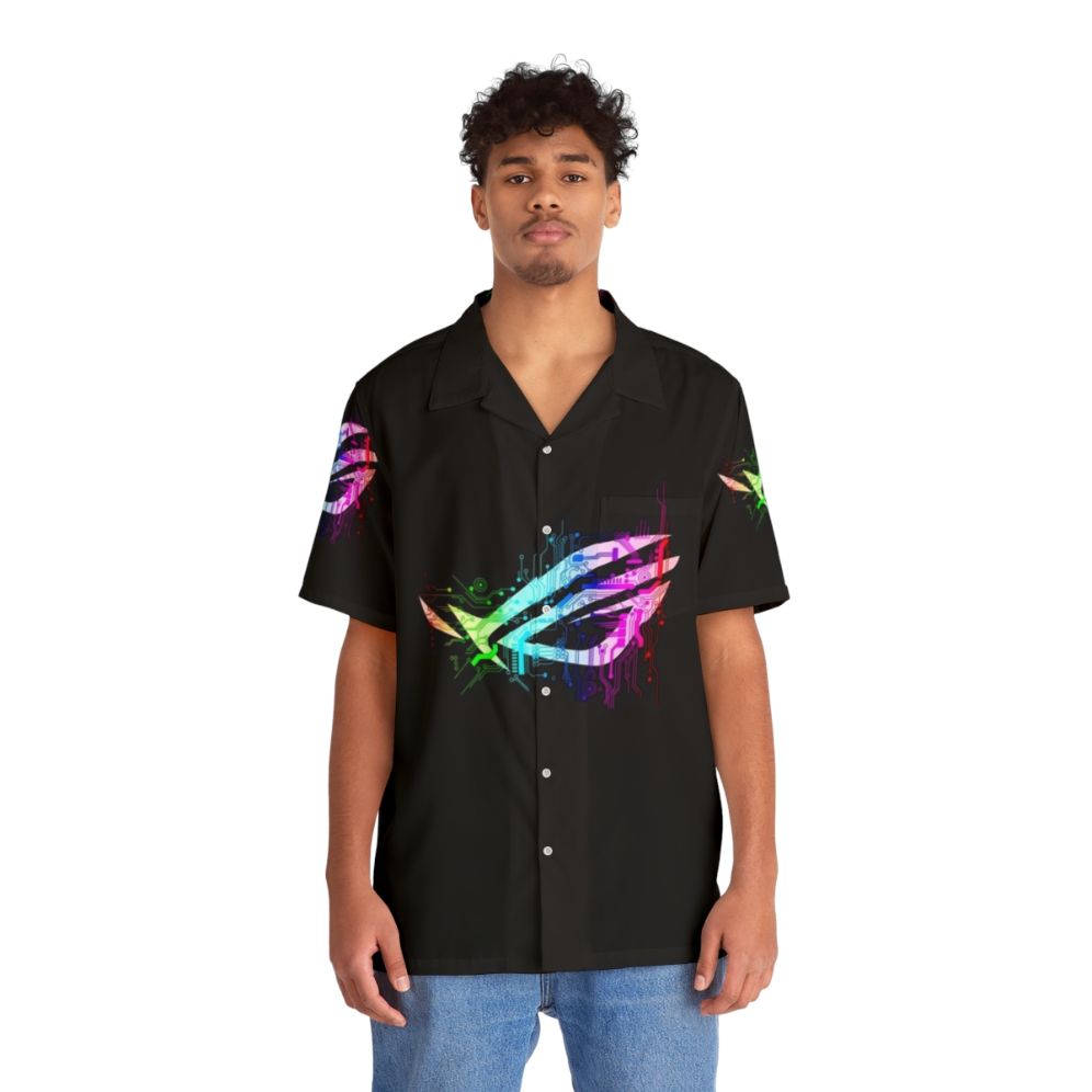 Asus Rog Hawaiian Shirt for Gamers - People Front