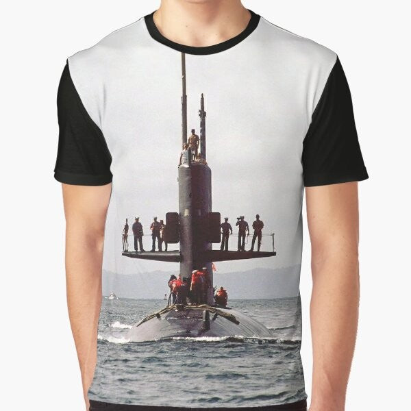 USS SCAMP (SSN-588) Navy Submarine Graphic T-Shirt