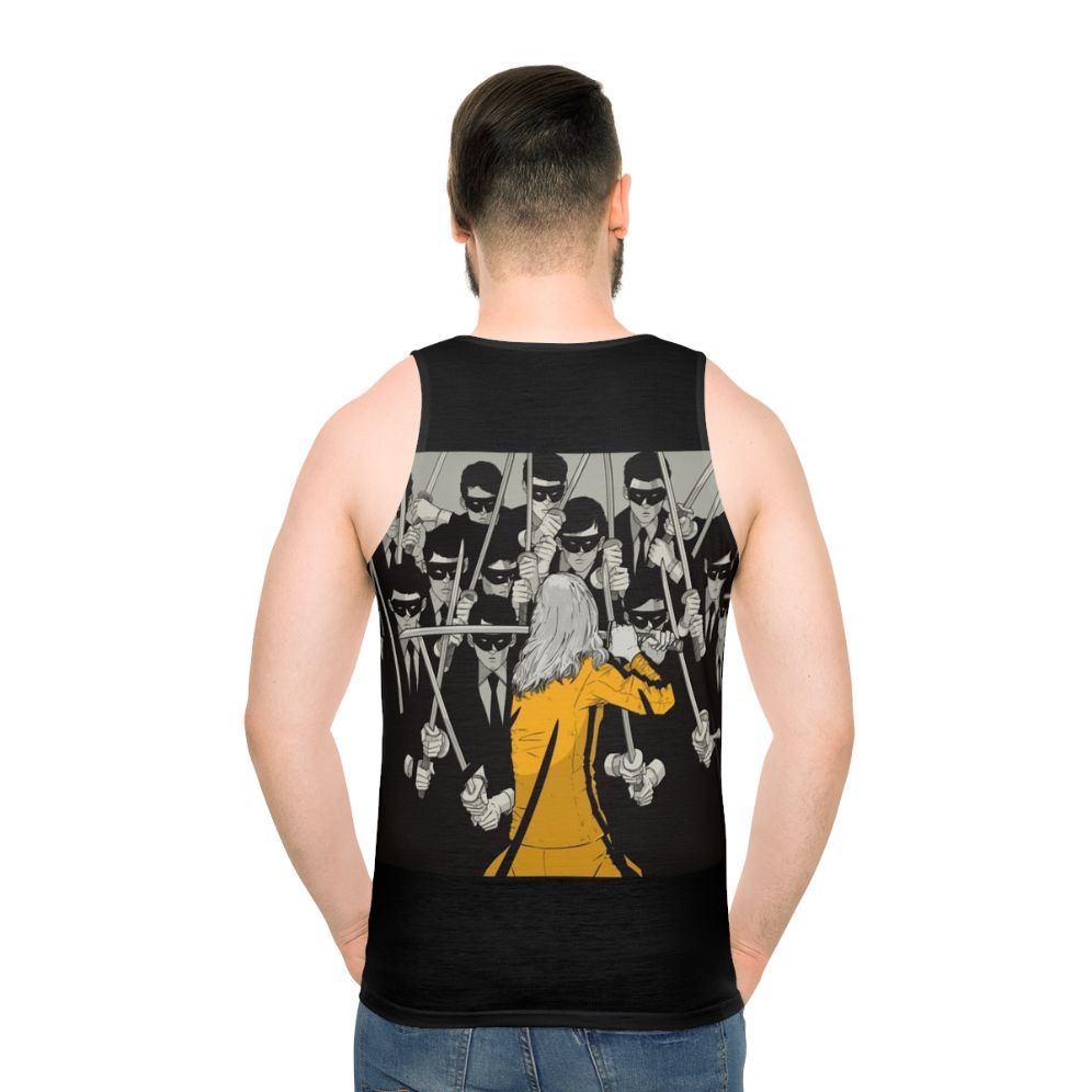 Kill Bill Unisex Tank Top with Anime-Inspired Design - men back