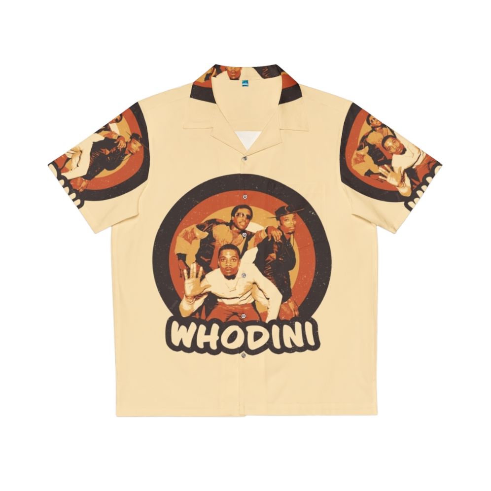 Whodini 80s hip hop classic rap music retro vintage Hawaiian shirt