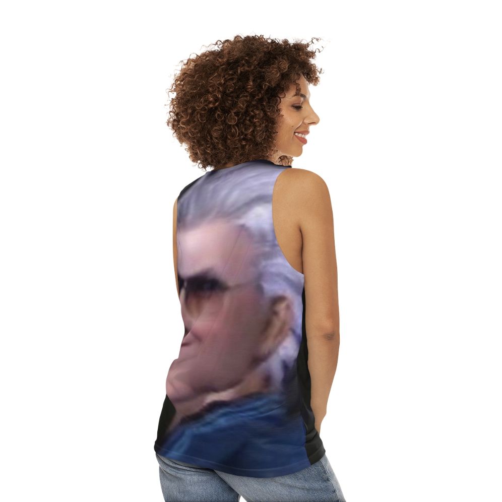 Vergil from Devil May Cry Unisex Tank Top - women back