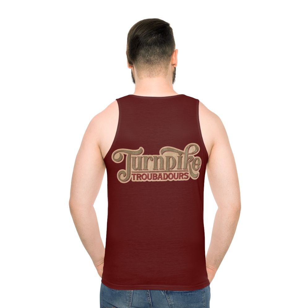 Turnpike Troubadours Country Music Tank Top - men back