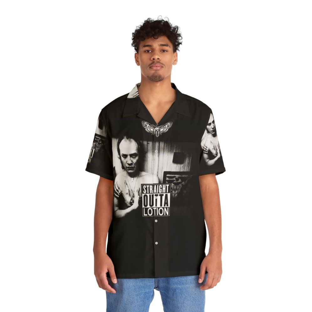 Straight Outta Lotion Hawaiian Shirt for Summer Fashion - People Front