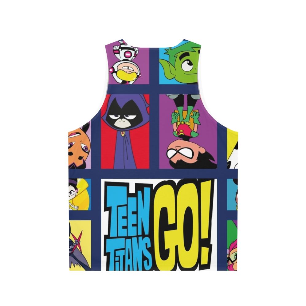 Teen Titans Unisex Tank Top - Back