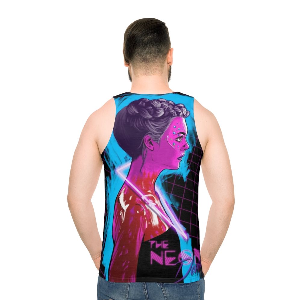 Neon Demon Unisex Tank Top - men back