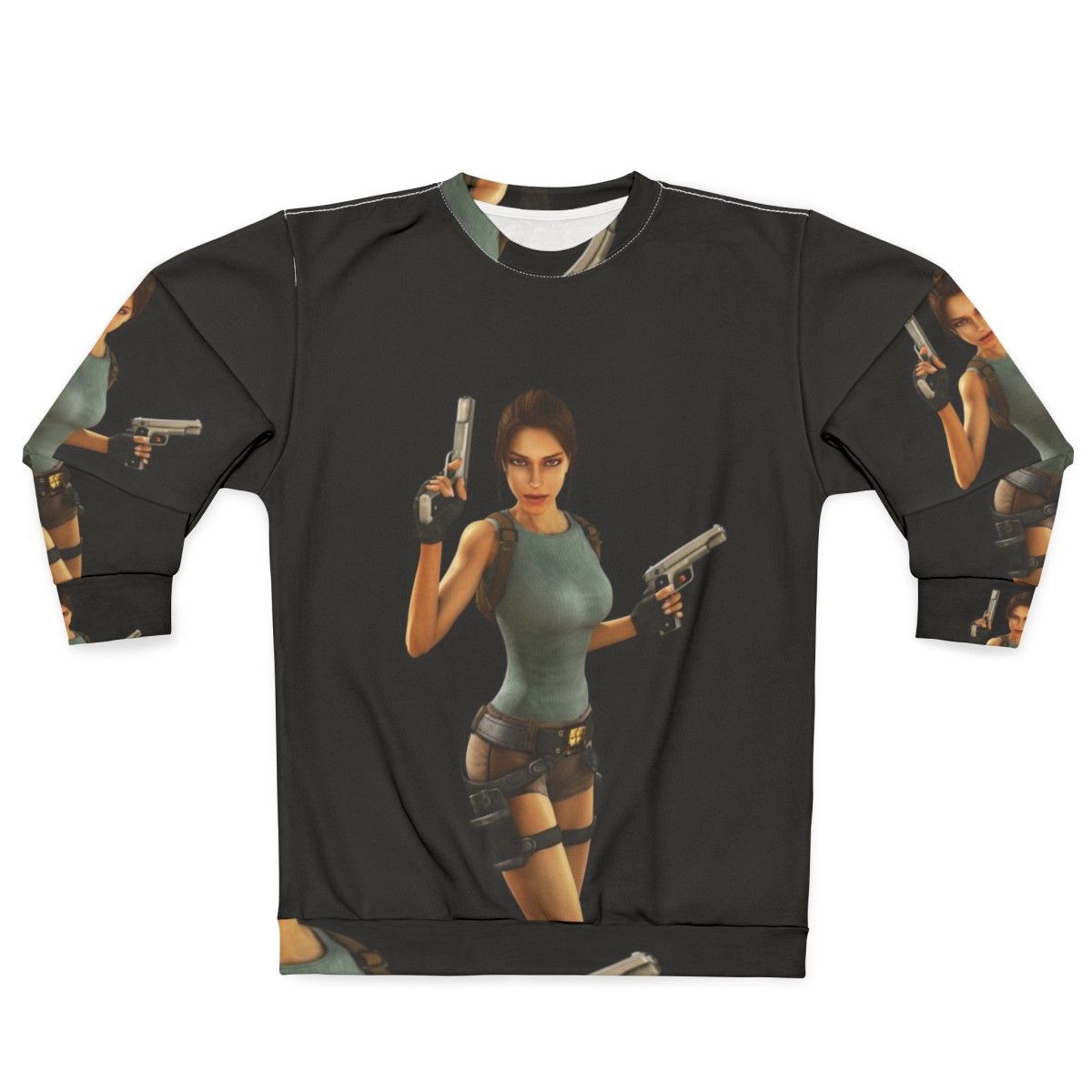 Lara Croft 20th Anniversary Tomb Raider Gaming Sweatshirt