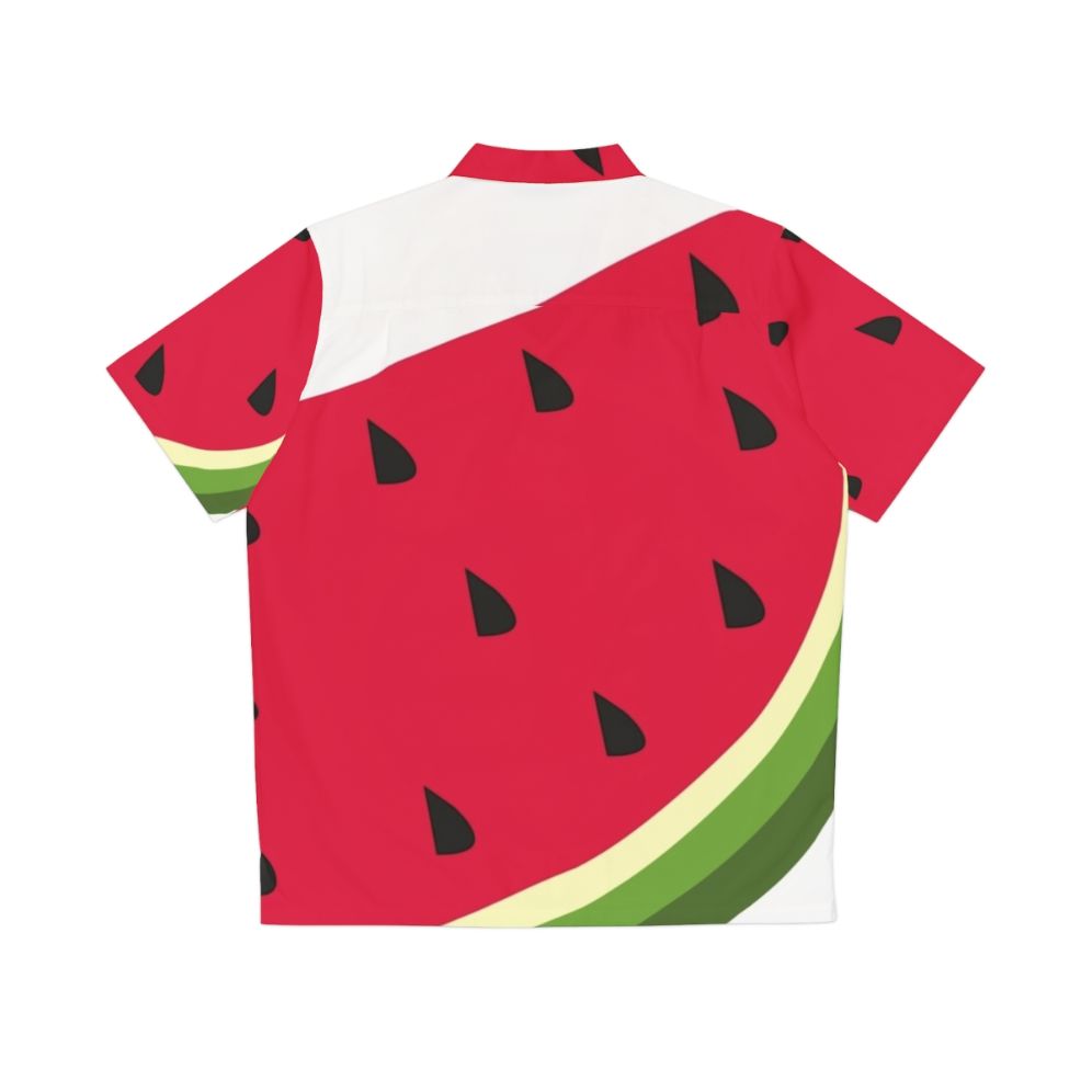 Watermelon design hawaiian shirt - Back