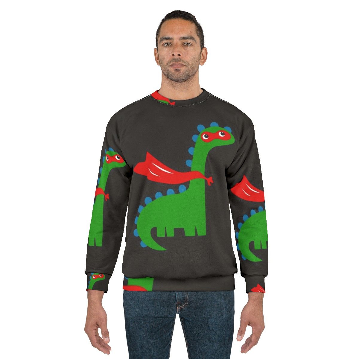 Dinosaur Superhero Sweatshirt for Kids - men