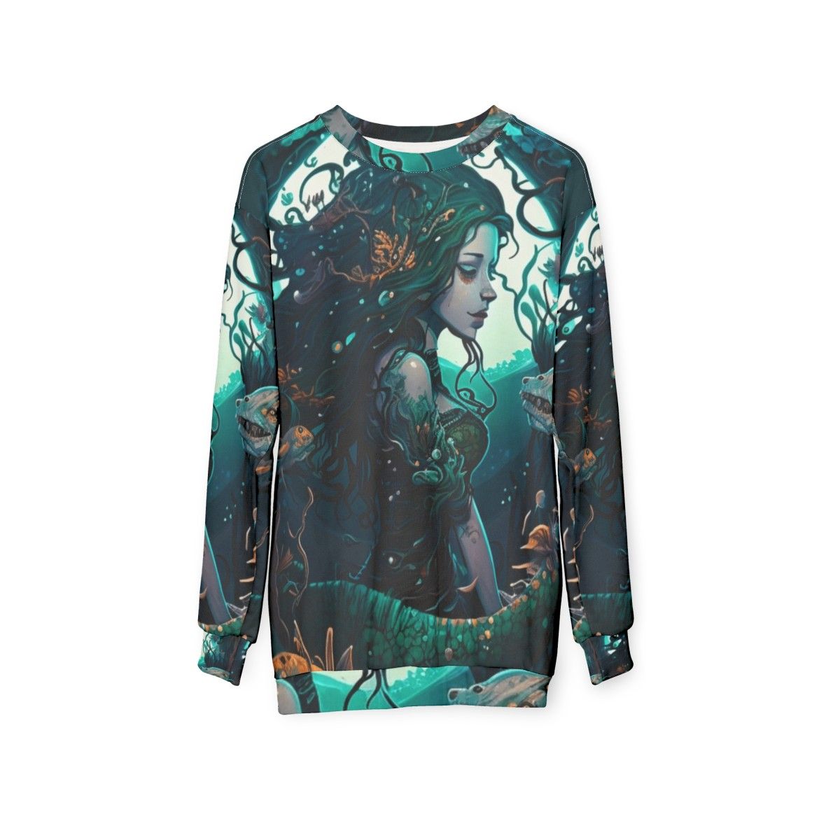 Mythical Sea Creatures Fantasy Sweatshirt - hanging