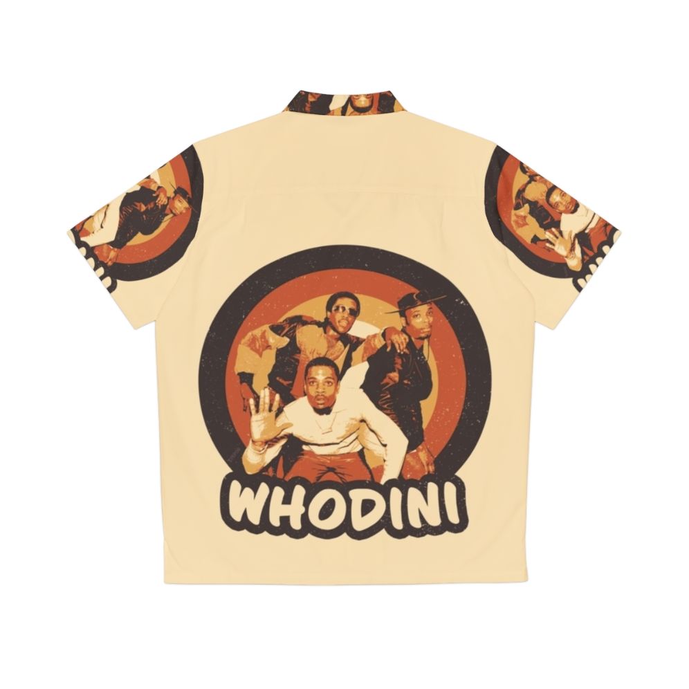 Whodini 80s hip hop classic rap music retro vintage Hawaiian shirt - Back