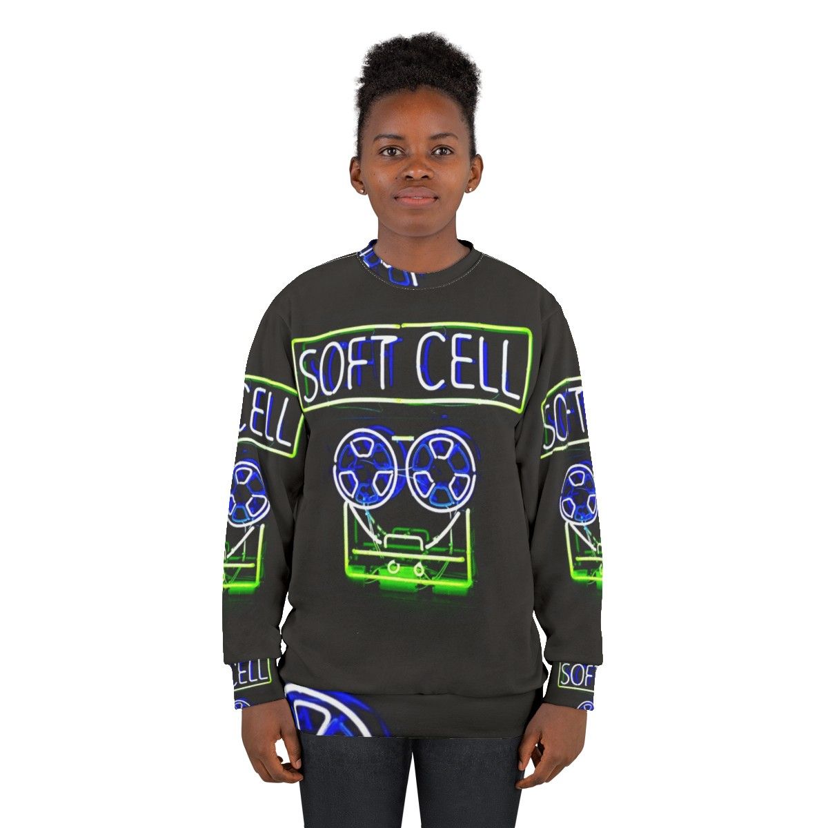 Soft Cell electro music sweatshirt - women