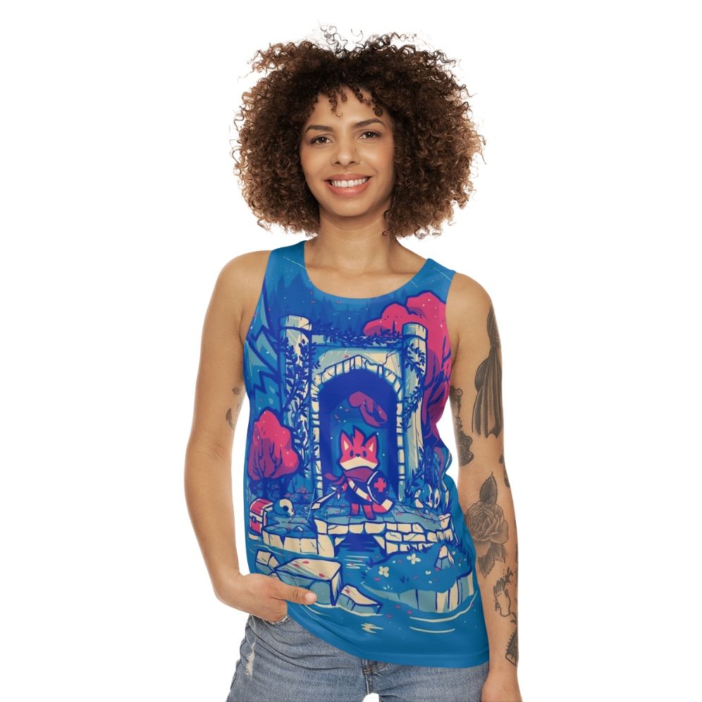 Retro gaming tunic tank top - women