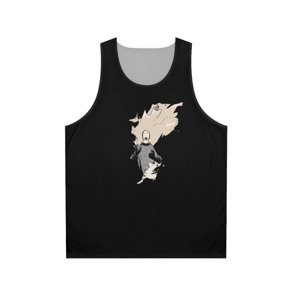 Unisex tank top featuring BPRD character Johann Krauss