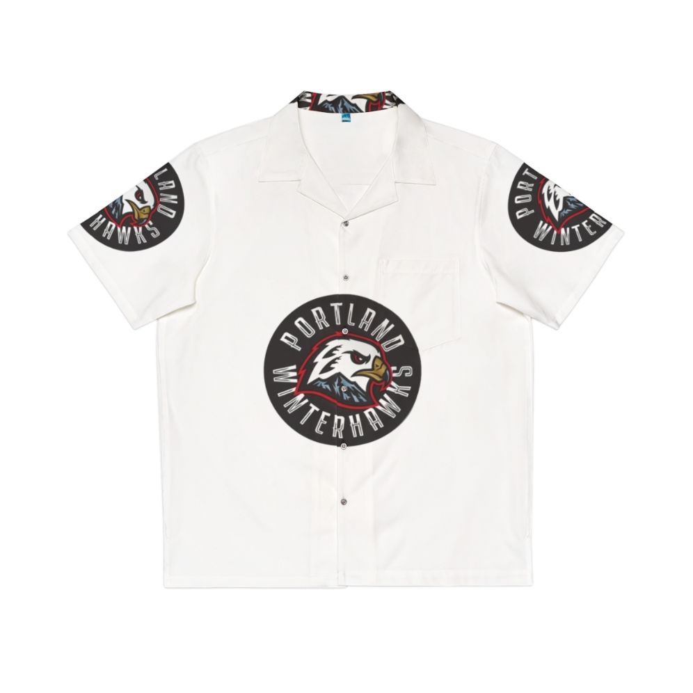 Portland Winterhawks hockey team Hawaiian-inspired shirt