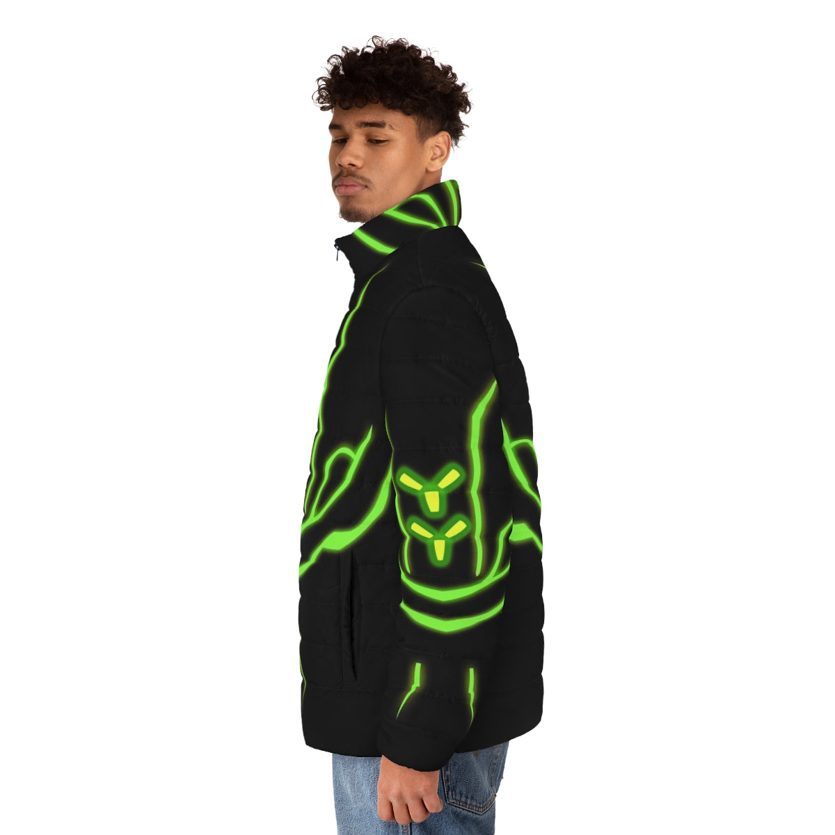 Acceleracers Gelorum Logo Puffer Jacket - men side left