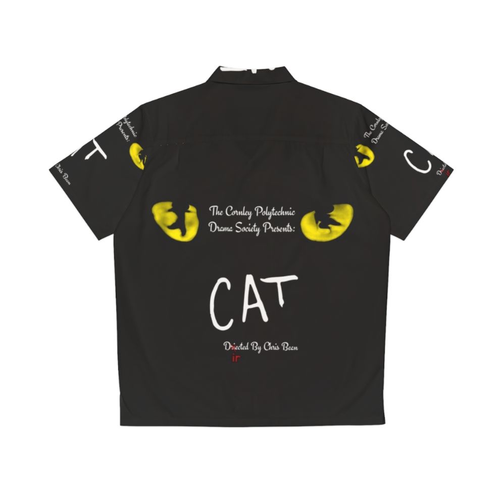 Cat Inspired "The Play That Goes Wrong" Hawaiian Shirt - Back