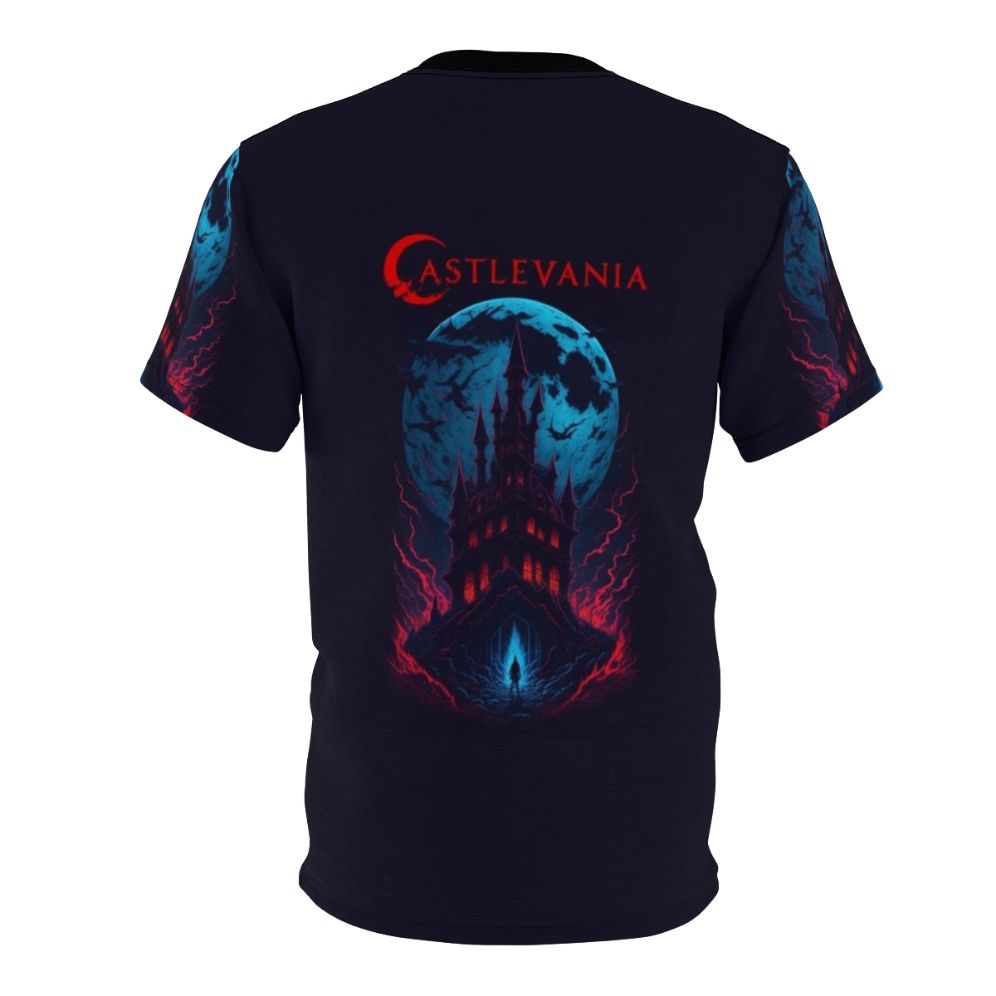 Castlevania inspired t-shirt featuring characters from the Netflix series - Back