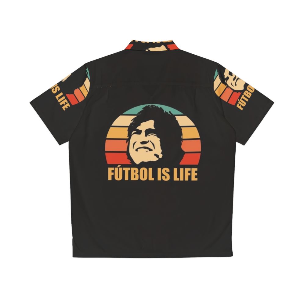 Football is Life Hawaiian Shirt featuring Ted Lasso and AFC Richmond - Back