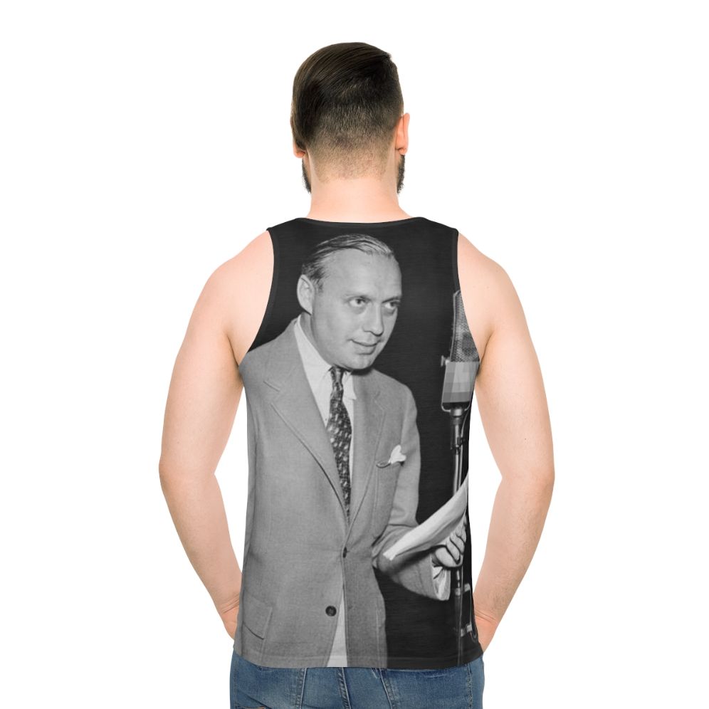 Jack Benny Vintage Unisex Tank Top - men back