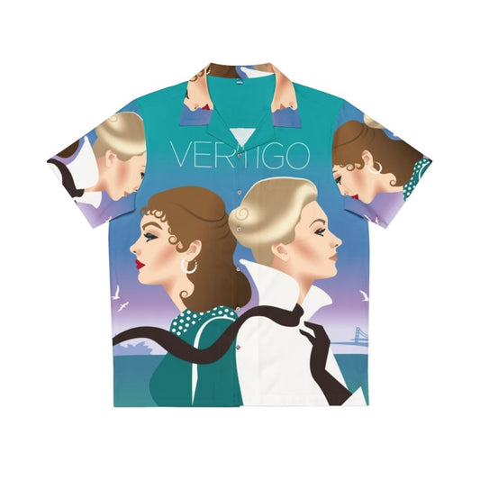 Vertigo Hawaiian Shirt 2 featuring classic Hollywood movie design