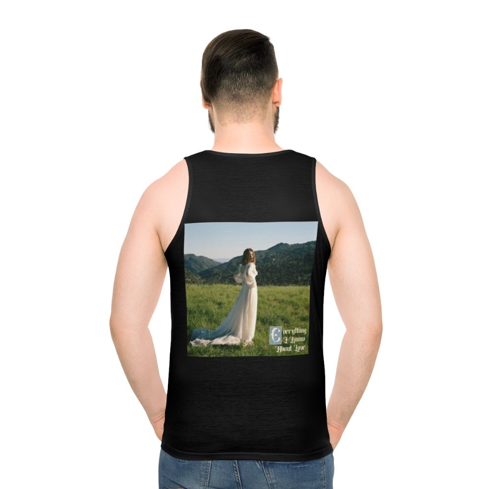 Laufey Indie Folk Musician Unisex Tank Top - men back