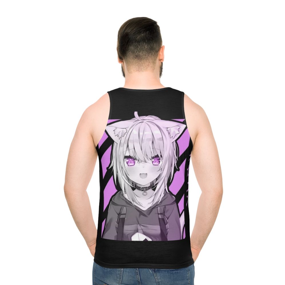 Nekomata Okayu anime tank top - men back