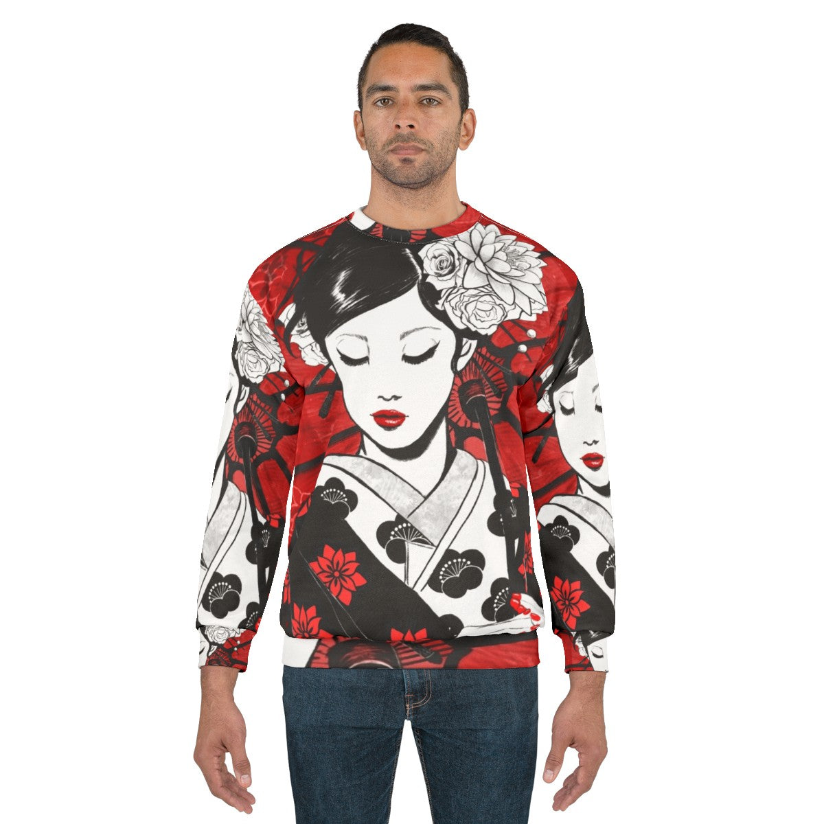 Geisha Japan Collection Graphic Sweatshirt - men