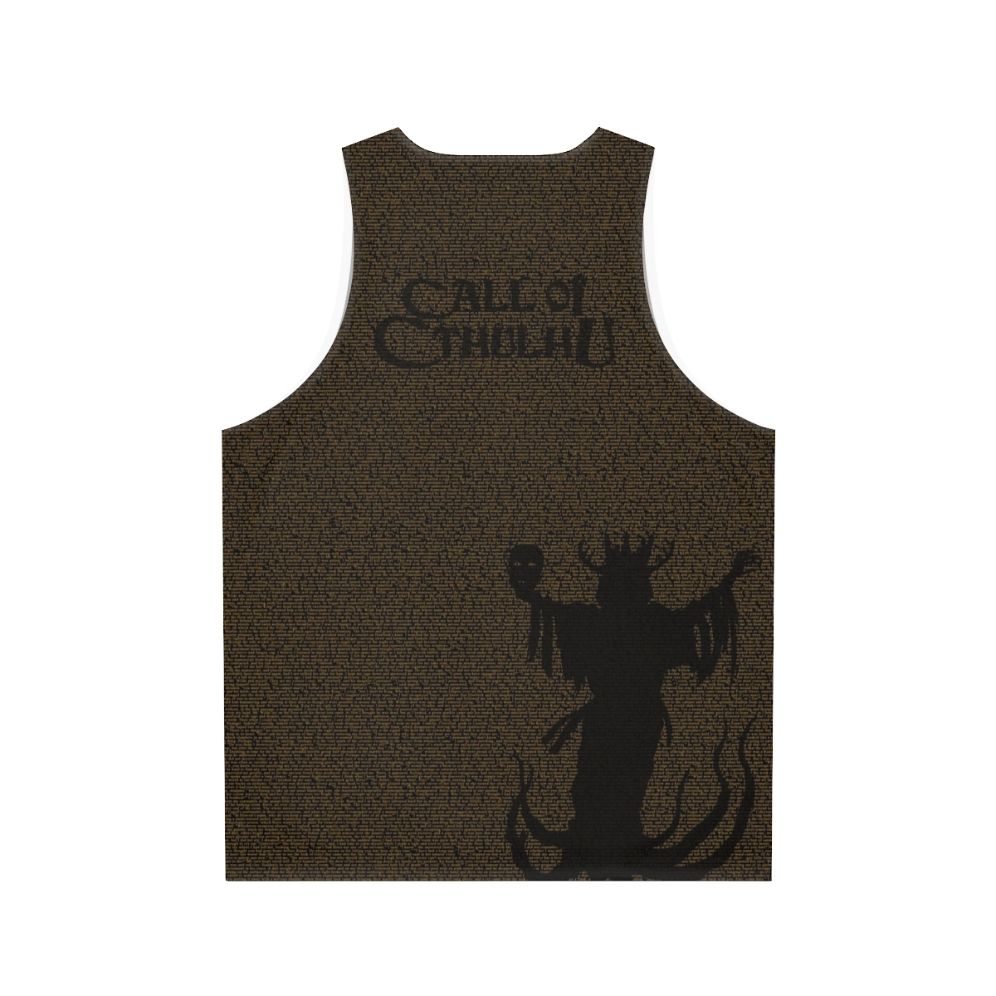 Lovecraft inspired Cthulhu Mythos Hastur Unisex Tank Top - Back