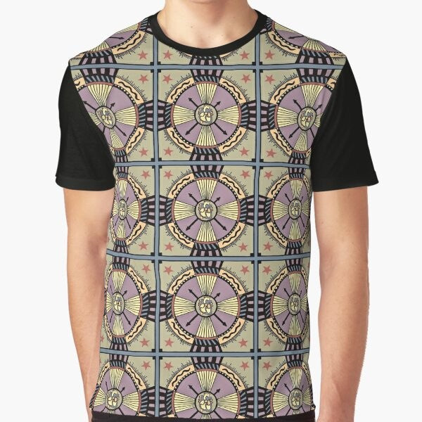 Heartifact - Embrace your visionary spirit graphic t-shirt featuring a heart-inspired mandala design