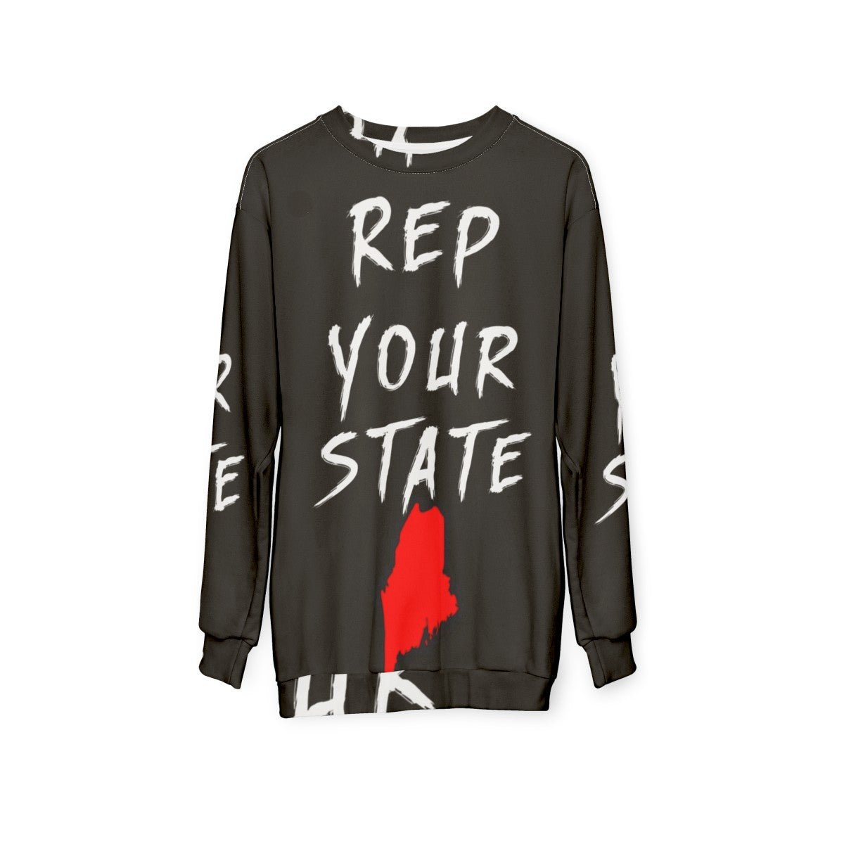 Maine State Sweatshirt - hanging