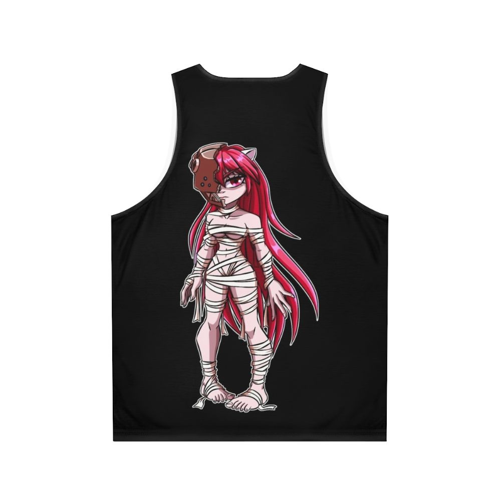 Elfen Lied Anime Unisex Tank Top - Back