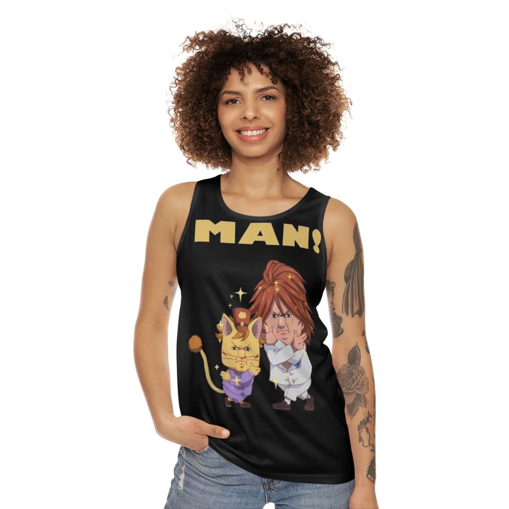 Fairy Tail Unisex Tank Top with Ichiya and Nichiya Design - women