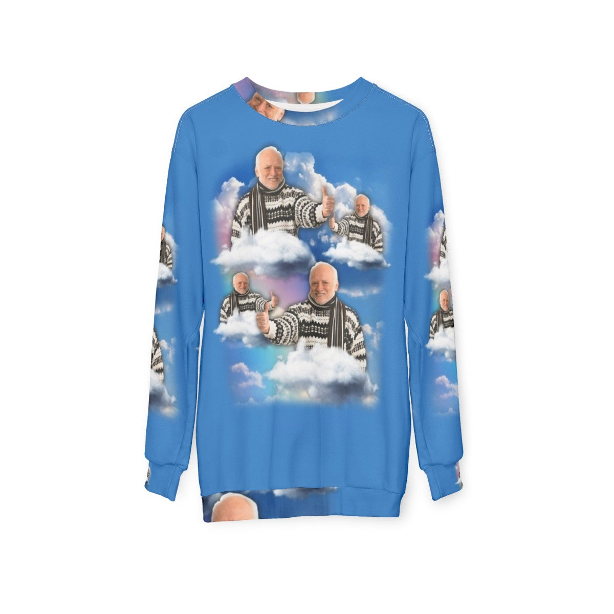 Hilarious Harold Meme Sweatshirt - hanging