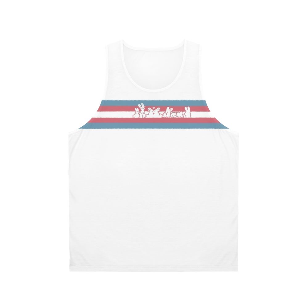 Transgender Pride Rabbit Unisex Tank Top