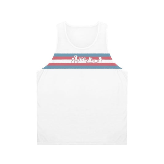 Transgender Pride Rabbit Unisex Tank Top