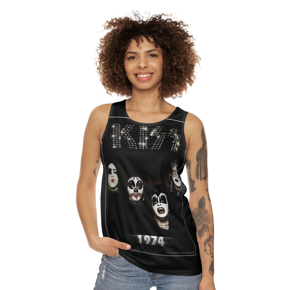 Kiss The Band 1974 Unisex Tank Top - women