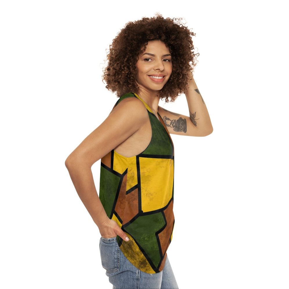 Unisex WW1 German Imperial Camouflage Pattern Tank Top - women side