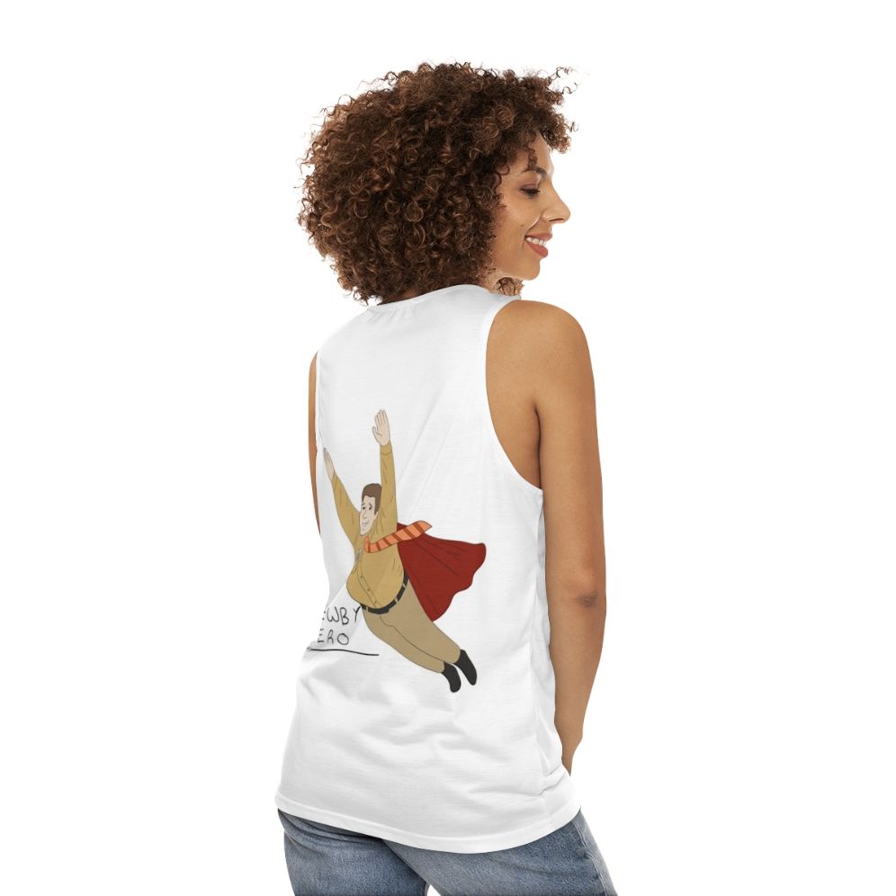 Stranger Things Bob Newby Unisex Tank Top - women back