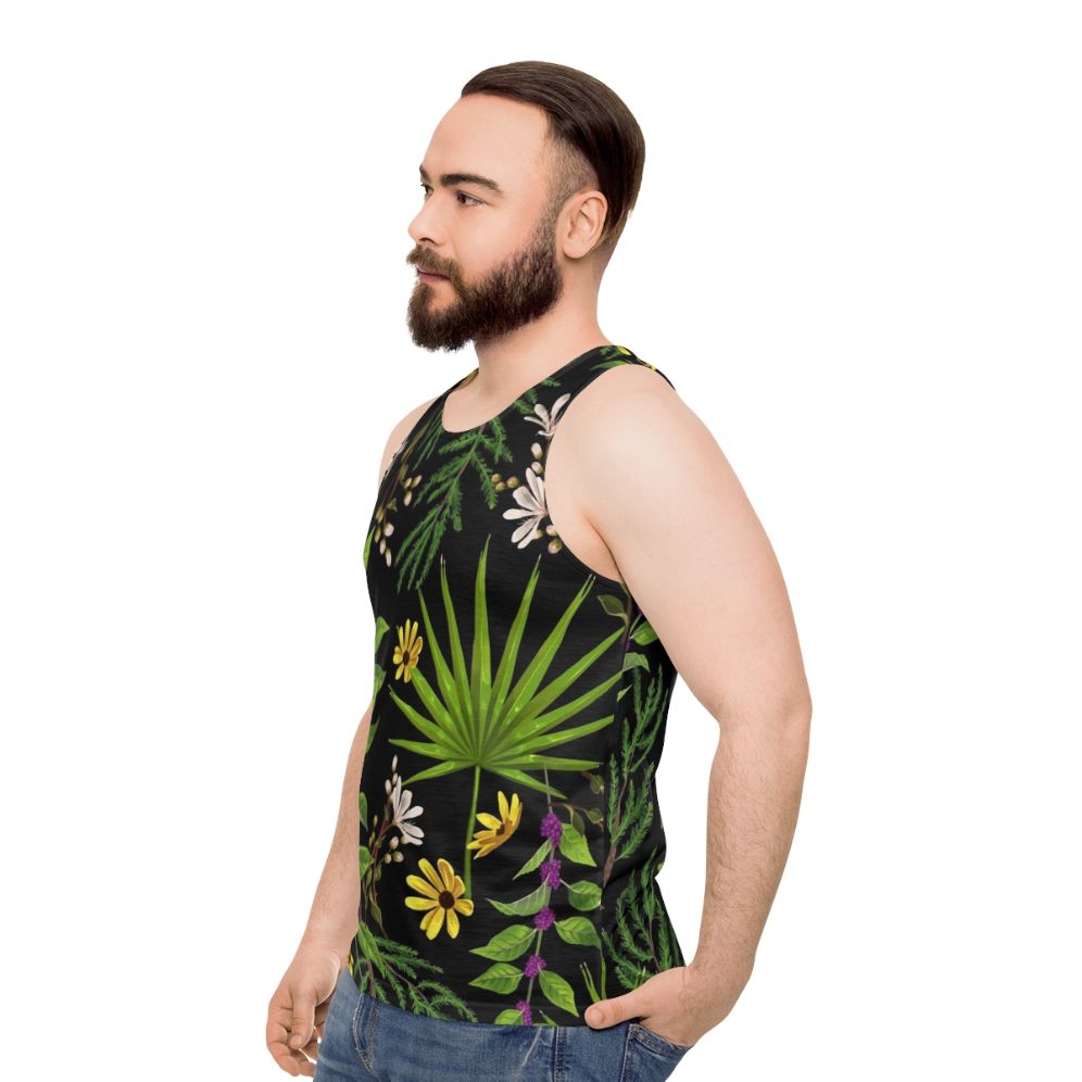 Florida native plants unisex tank top - men side