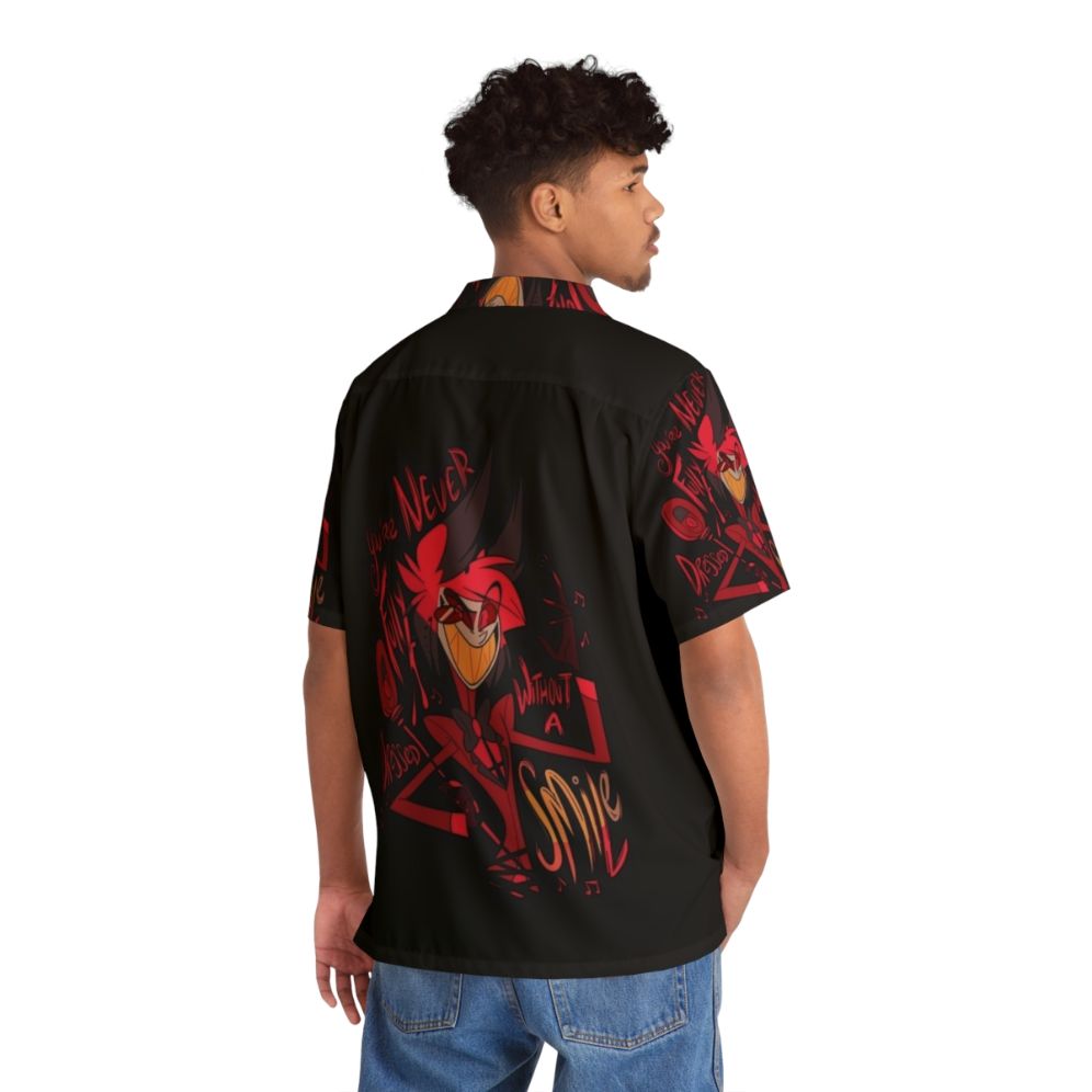 Hazbin Hotel Alastor Smile Hawaiian Shirt - People Back